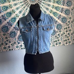 Vintage 1990’s Jean Vest